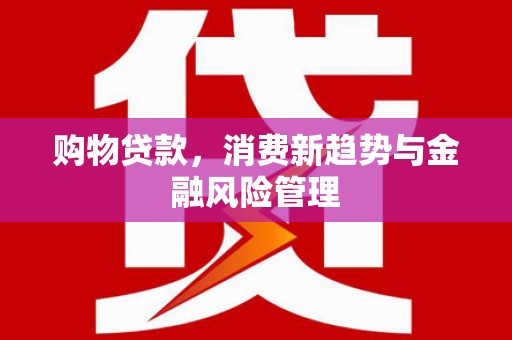 三台购物贷款，消费新趋势与金融风险管理
