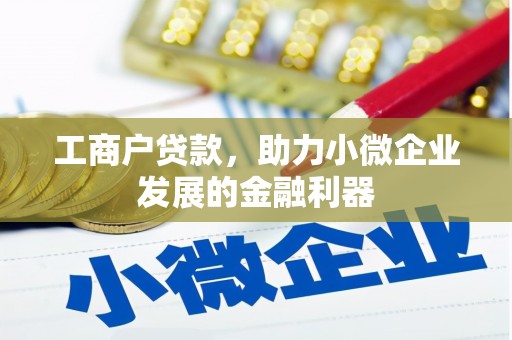 三台工商户贷款，助力小微企业发展的金融利器