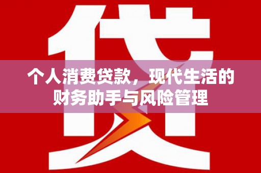 三台个人消费贷款，现代生活的财务助手与风险管理