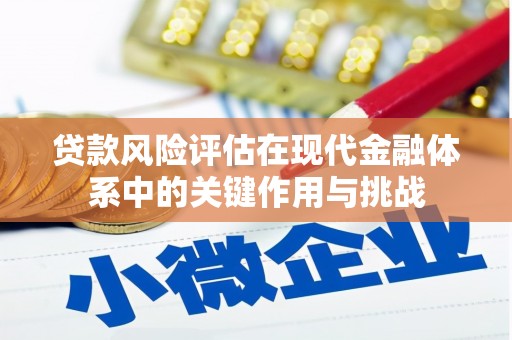 三台贷款风险评估在现代金融体系中的关键作用与挑战