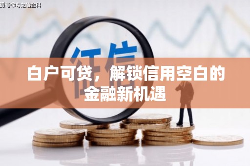 三台白户可贷，解锁信用空白的金融新机遇