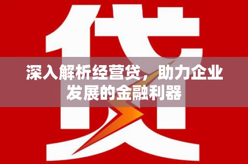 三台深入解析经营贷，助力企业发展的金融利器
