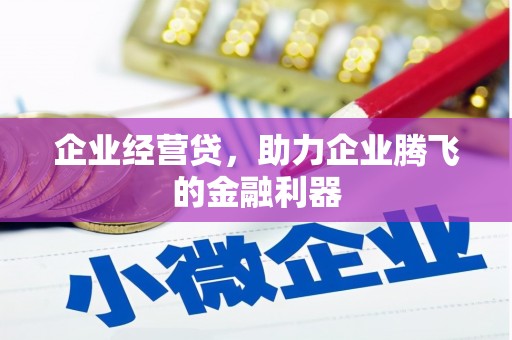 三台企业经营贷，助力企业腾飞的金融利器