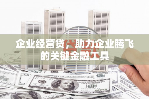 三台企业经营贷，助力企业腾飞的关键金融工具