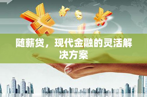 三台随薪贷，现代金融的灵活解决方案