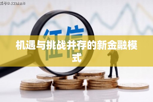 三台机遇与挑战并存的新金融模式