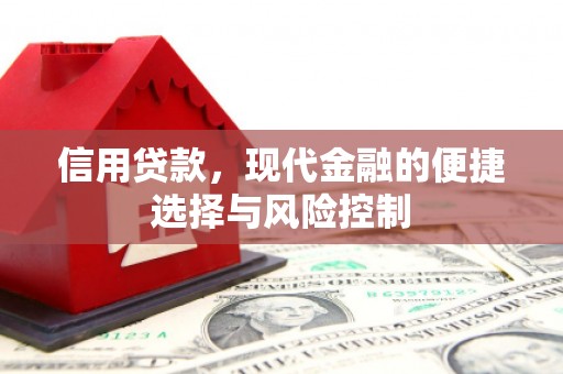 三台信用贷款，现代金融的便捷选择与风险控制