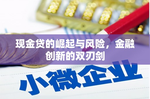 三台现金贷的崛起与风险，金融创新的双刃剑