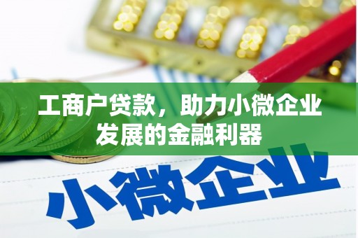 三台工商户贷款，助力小微企业发展的金融利器