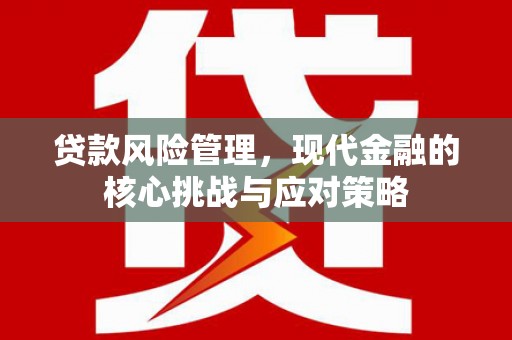 三台贷款风险管理，现代金融的核心挑战与应对策略
