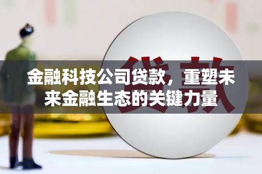 三台金融科技公司贷款，重塑未来金融生态的关键力量