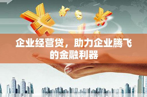 三台企业经营贷，助力企业腾飞的金融利器