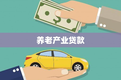 三台养老产业贷款